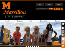 Tablet Screenshot of massillonschools.org